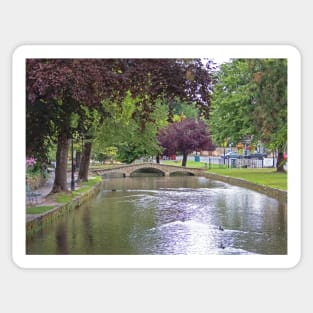 Bourton on the water, Gloucestershire, England Sticker